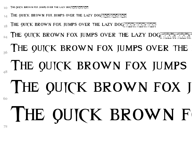 Van Helsing font waterfall